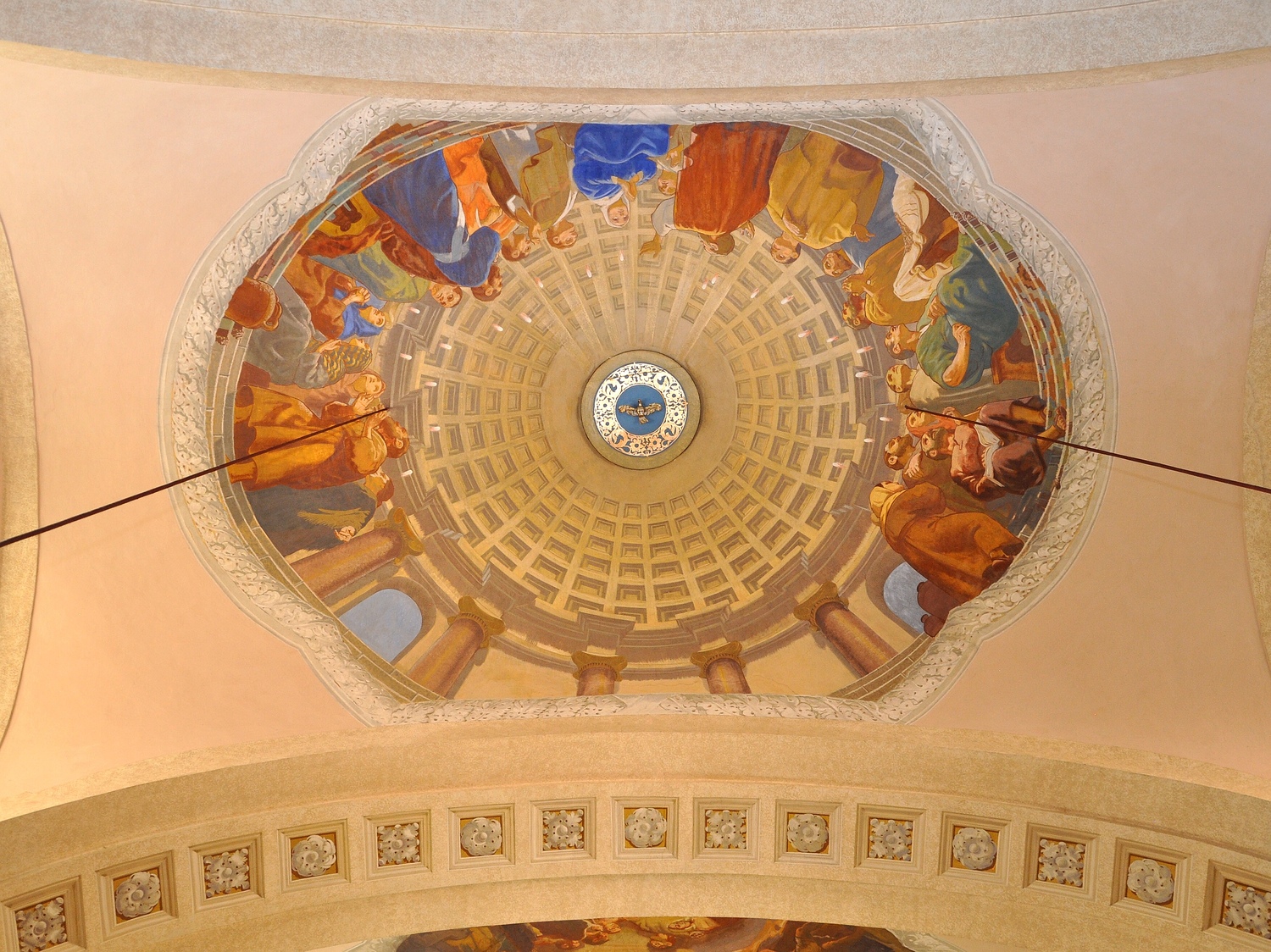 Deckengemälde Pfingsten / Judith Weiß