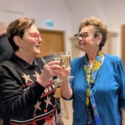 Susanne Linhardt, Berta Regier - im BEGEGNUNGSzentrum